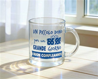 11oz मुद्रित ग्लास मग